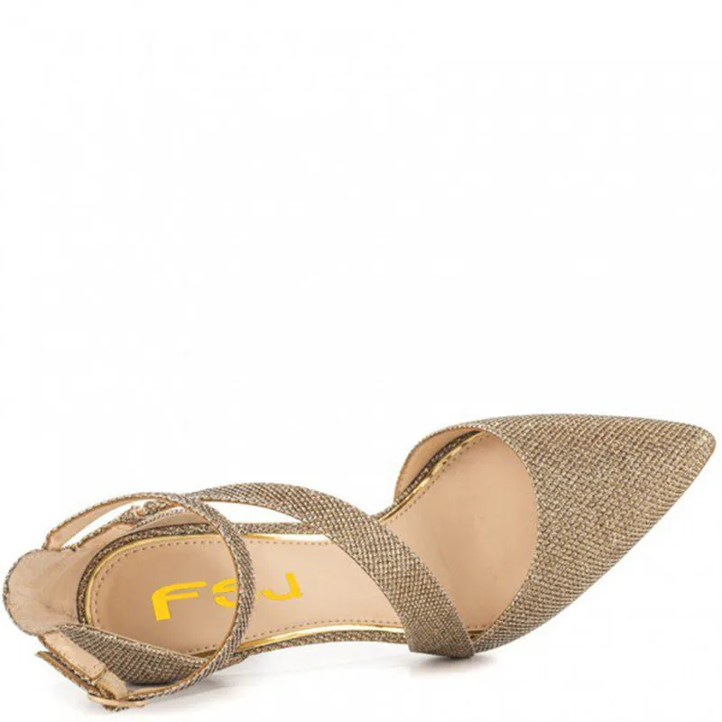gold_ankle_strap_sparkly_heels_closed_toe_sandals