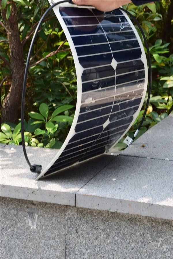 XINPUGUANG 2 шт. 18 Вт гибкий модуль солнечной панели с разъемом MC4 для 12 в аккумуляторной палатки автомобиля RV двора зарядное устройство