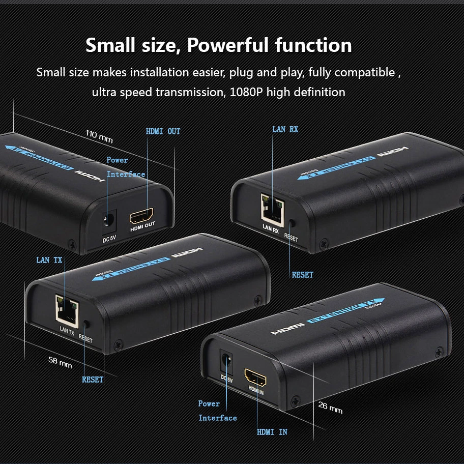 HDMI удлинитель kebidu TX RX по TCP/IP UTP/STP CAT5e/6 Rj45 LAN приемник передатчик сплиттер поддержка