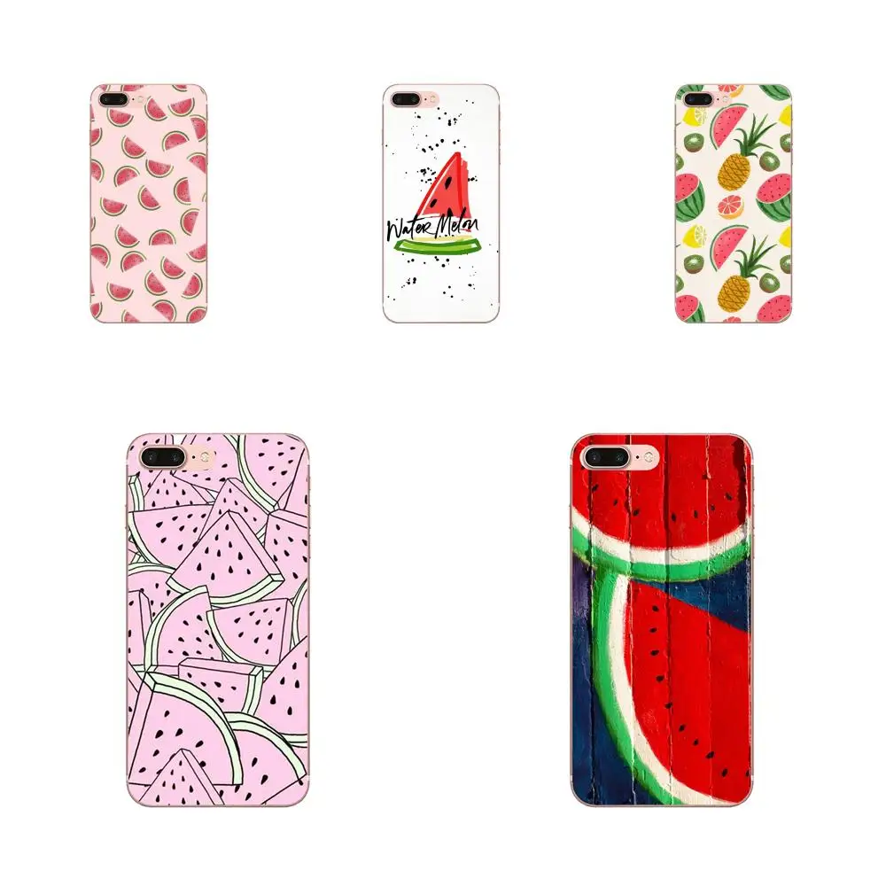 Лето Фрукты арбуз красный узор мягкий для Galaxy J1 J2 J3 J330 J4 J5 J6 J7 J730 J8 2015 2016 2017 2018 mini