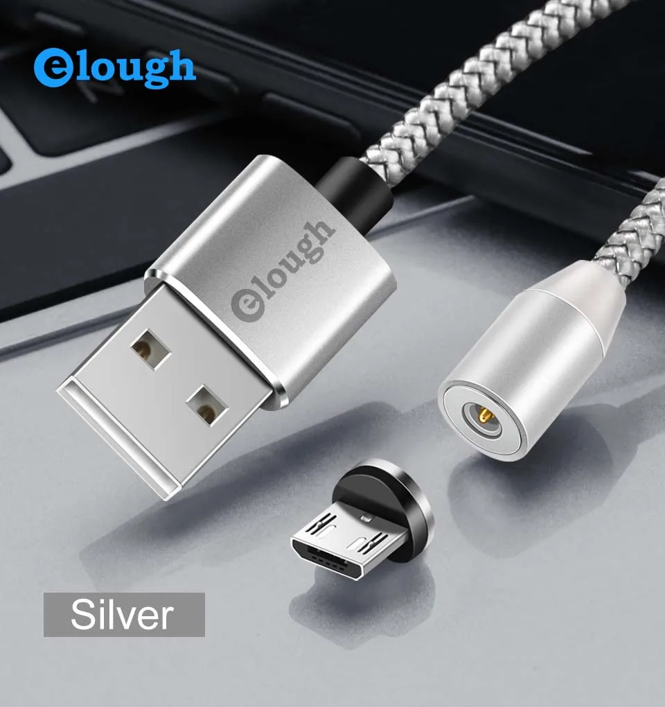 Магнитный зарядный магнитный кабель micro usb тип с для зарядного устройства iphone Elough для зарядного устройства iPhone кабел