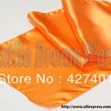 Оранжевый 1" x 108" атласный настольный бегун Свадебные украшения/вечерние украшения/Свадебные украшения для вечеринок