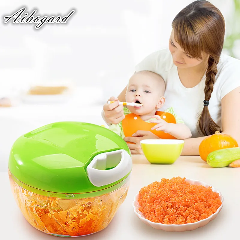 

New Arrival Manual Food Chopper Shredder Multifunction Food Processor Household Vegetable Meat Machine Crusher Blender Dropship