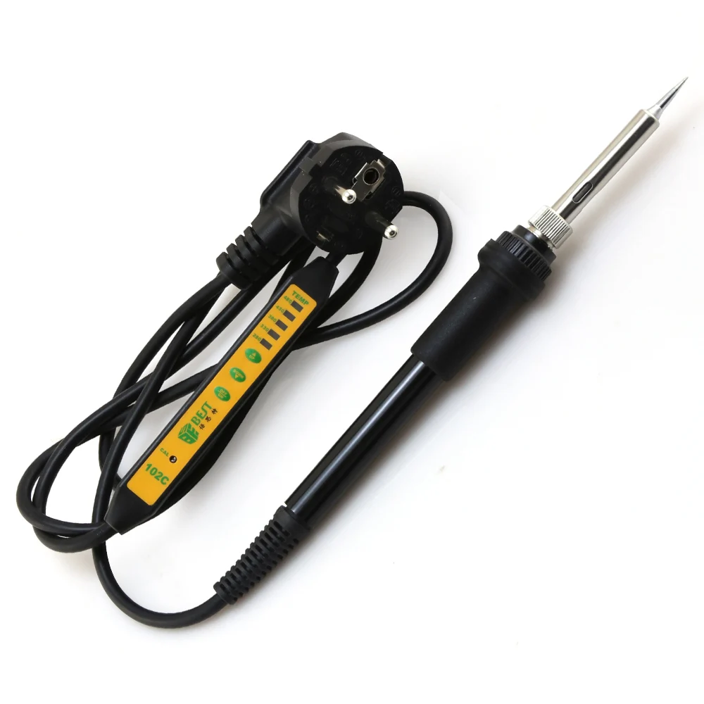 Electric Soldering Iron Temperature Adjustable EU Plug Welding Soldering Iron station Tool with switch Soldering iron photo