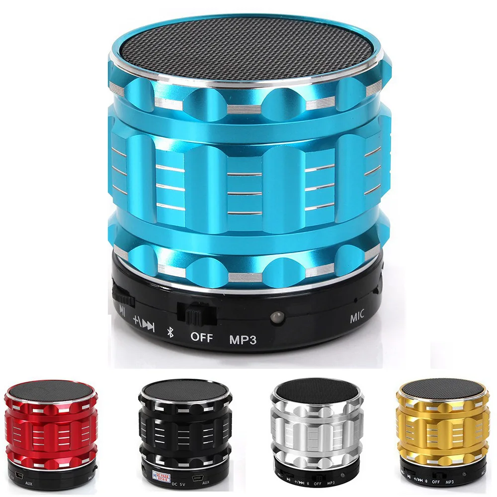 S28 Portable Bluetooth Speaker Wireless Mini Stereo Bass Speaker With Mic Support FM Radio