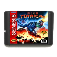 Мега турриканская 16 битная игровая карта для sega Mega Drive& sega Genesis
