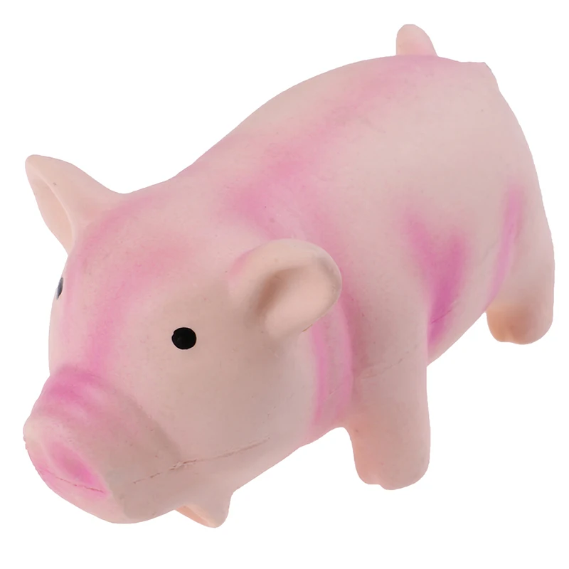 

Cute Pig Grunting Squeak Latex Pet Chew Toys for Dog Puppy Toy Queaker Chew Latex Pig Dog Bite Toy Training Pet Products