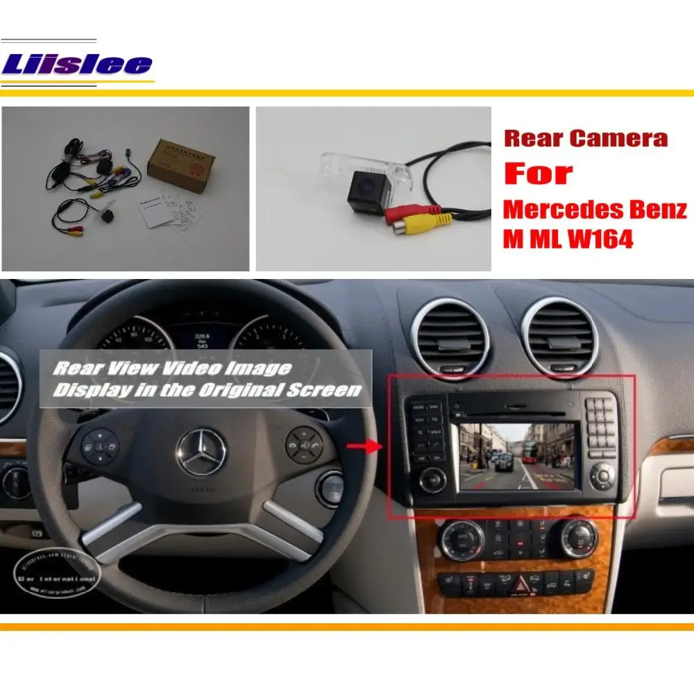 ##BUY Car Reverse Camera Rear View Camera For Mercedes Benz M Class W164 ML450 ML350 ML300 ML250 Original Screen Compatible