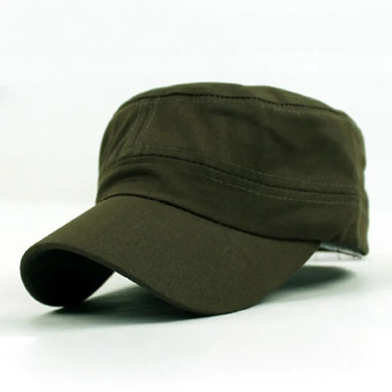 Кепки унисекс, головные уборы, повседневные однотонные кепки,, повседневные весенние летние козырьки для женщин и мужчин, винтажные кепки - Цвет: Армейский зеленый