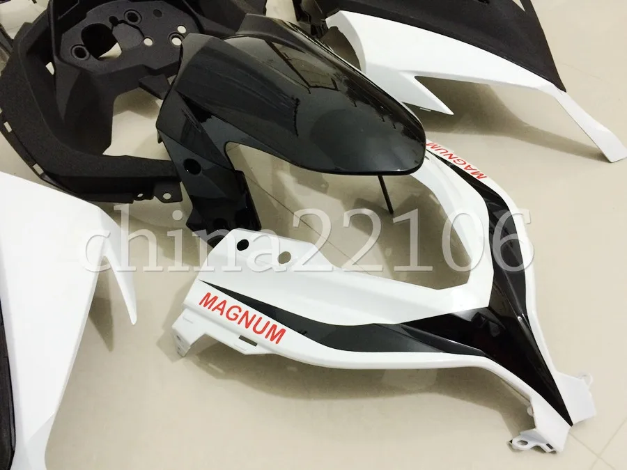 АБС Кузов обтекатель комплект для Kawasaki Ninja300 EX300 2013- 13 14 15 16 17 Обтекатели литья под давлением под заказ белый черный