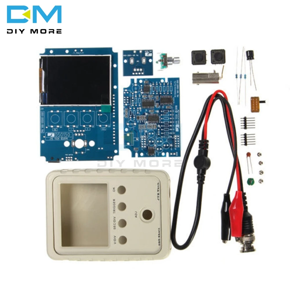 

Orignal DSO150 Digital Oscilloscope DIY Kit With Housing Case Box Electronic DIY Kit Module ARM Cortex-M3 Processor