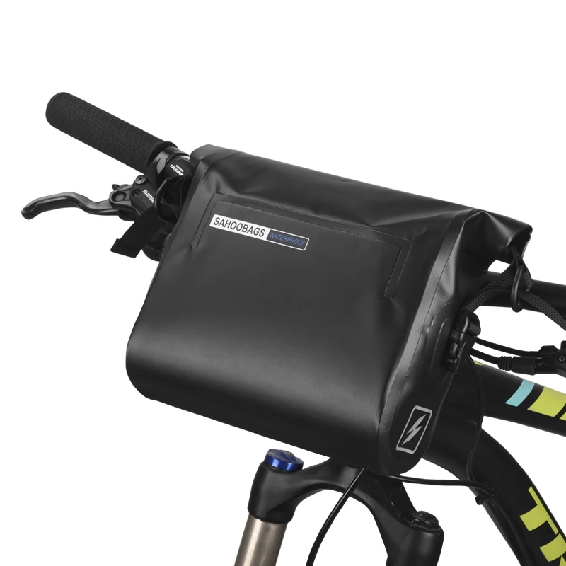 

Sahoo 111361-SA Full Waterproof 3L Mountain Road Cycling Bike Bicycle Handlebar Bag Pannier Pouch Basket Dry Bag Shoulder Strap