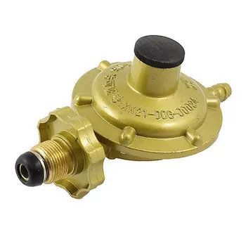

Home One Inlet One Outlet Liquefied LGP Compressed Gas Pressure Regulator Yellow