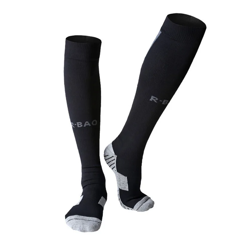 

2018 Top Quality Towel Bottom Football Socks Sport Soccer Socks Adult Mens Cotton Long Basketball Protective Sports Chaussette