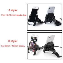 MT09 MT07 MT-09 Z800 Z1000 ER-6N ER6N Болты Размер 10 мм 8 мм подставка-держатель для мобильного телефона с USB Зарядное устройство для Yamaha для Kawasaki