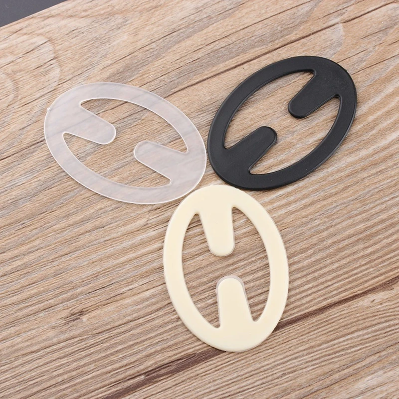 

5pcs Oval Shape Invisible Bra Buckle Clips Perfect Adjust Wedding Bra Strap Clip Holder Underwear Accessories for Women C0005