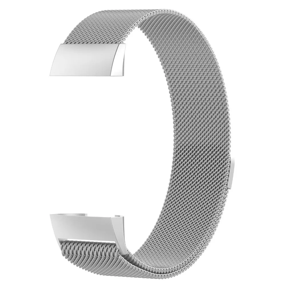 Замена часы Миланезе металлический ремешок для Fitbit заряд 3 Secure Band металлической пряжкой