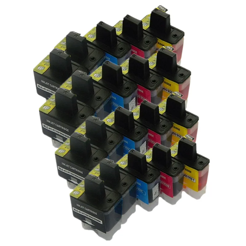 4SET 4BK Замена LC 09 41, 47(Европа) 900 950 чернильные картриджи для DCP-115C DCP-117C DCP-120C DCP-310CN DCP-315C DCP-315CN - Цвет: 4SET 4BK