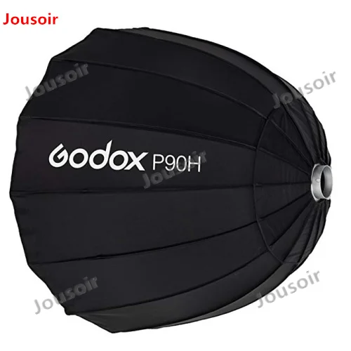 Godox Портативный P90H 90 СМ Глубокий Параболический Софтбокс Bowens Mount Studio Flash Speedlite Отражатель Фотостудия Софтбокс CD50