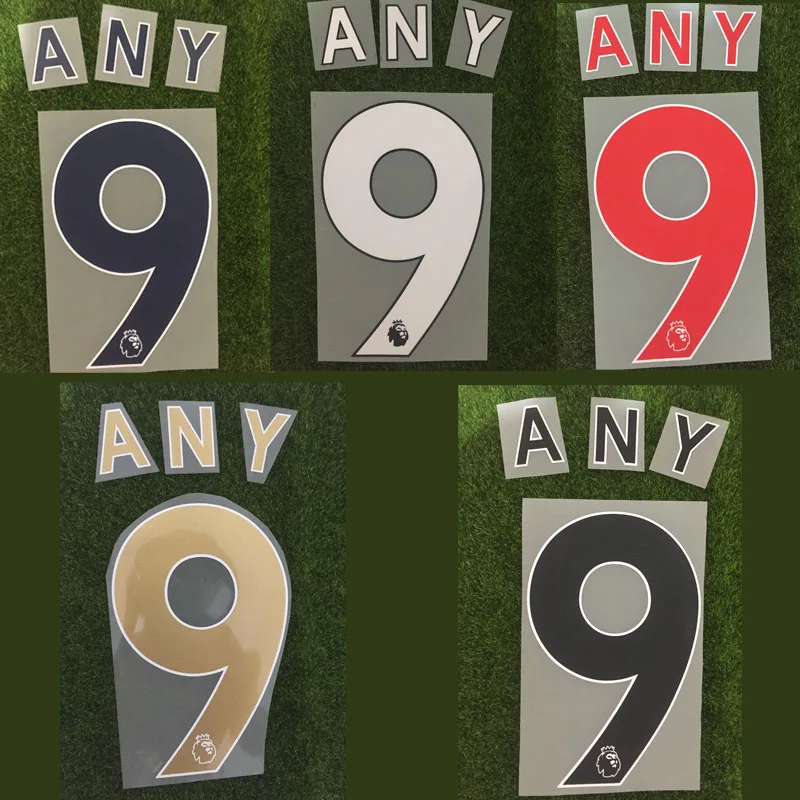 

2018 2019 Fa League Nameset Fa League Custom Nameset Diy Any Name Number Printing Heat Transfer Badge