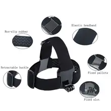 For Action camera Gopro Accessories Head Strap Chest Harness Mount For Gopro Hero5 3 3+ 4 SJ4000 xiaomi yi 4K EKEN H9 Action Cam