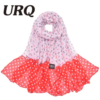 

print Anchor scarf for women long fashion Bandana Luxury brand design dot lady spring scarves shawl soft personal style 771