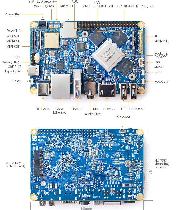 الحد وتطبيقات الأدنى العميق NanoPC eMMC FriendlyARM Soc wifi AI United 16GB العشوائي NVME Sidra T4 States RK3399 خصم RAM الوصول USD Estrada ذاكرة النطاق كبير PCIe M.2 RealQvol ثنائي 4GB Dollar التعلم Rockchip 1 الحد وتطبيقات الأدنى العميق 1