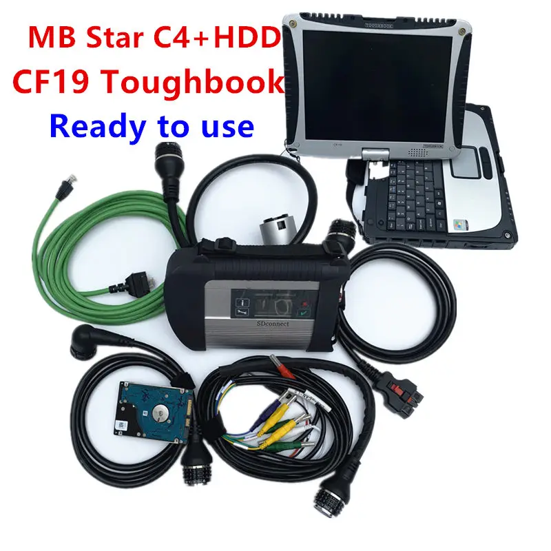 2019 mb star c4 and Software v2019.03 hdd Complete super engineers HDD win7 mb sd connect c4 for mb car truck diagnostic tool_