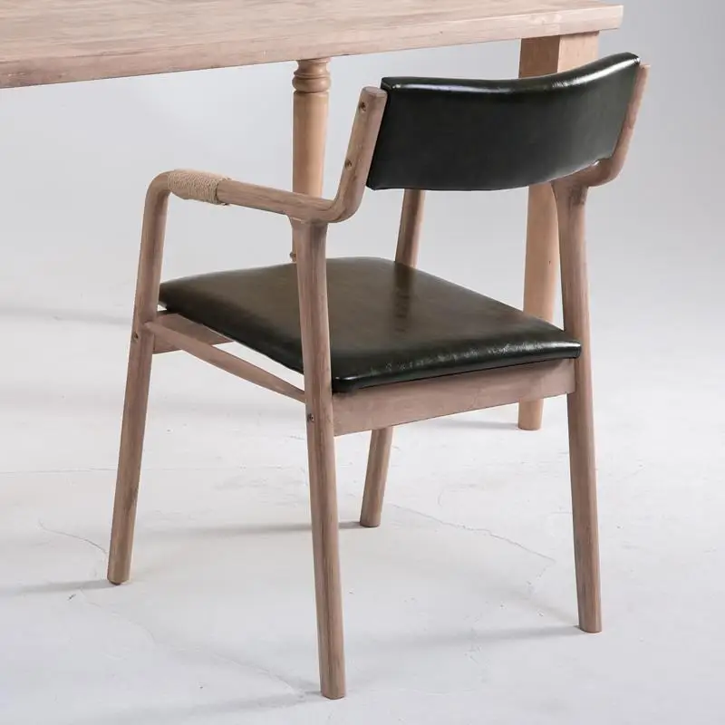 Твердый деревянный изогнутый деревянный грецкий орех Ретро обеденный стул Европейский простой домашний обеденный стул журнальный стул, стол старый стул - Цвет: Style 6