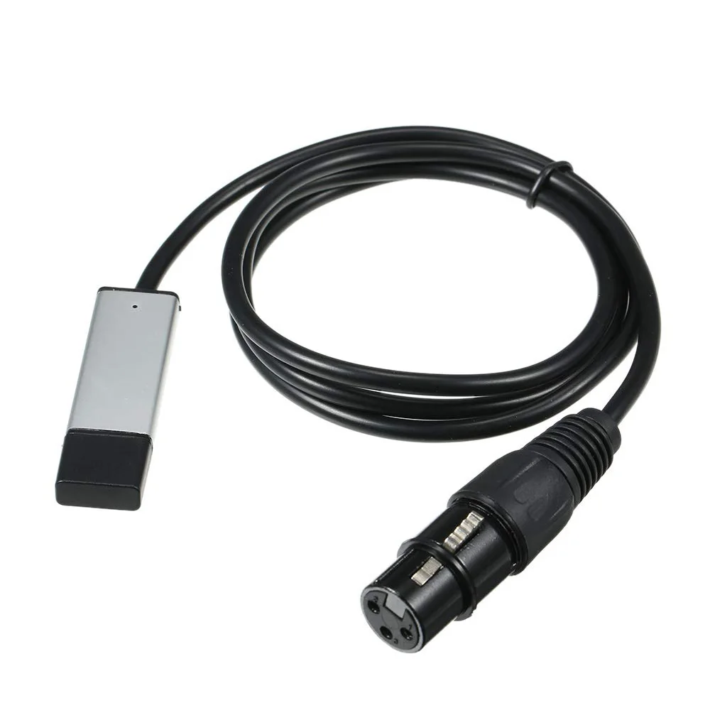 USB на интерфейс DMX адаптер Светодиодный светомузыка, DMX контроллер компьютера PC сценический свет DMX512 контроллер Диммер преобразования