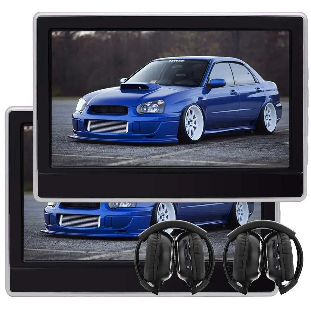 

EinCar 11.6'' LCD Screen Car Headrest DVD Gaming Monitor HDMI Port Tablet Seat Headrest Support 32 Bits Game Wireless Headphones