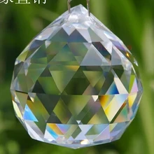 300 шт./лот 30 мм прозрачные цветные хрустальные стеклянные люстры шары хрустальные призмы части подвески для люстры Подвески