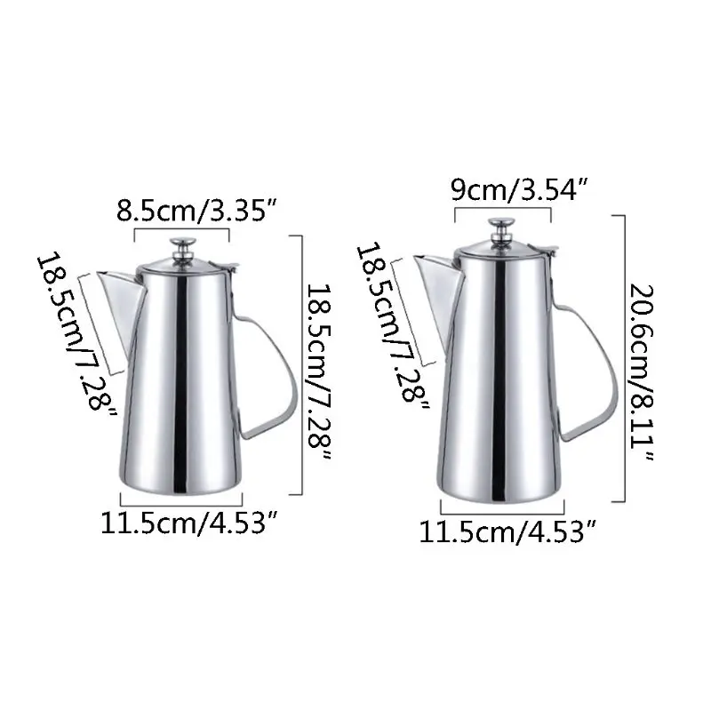 1 шт. 18,5x20,6 см/16,5x18,5 см дополнительный китайский чайник из нержавеющей стали чайник экологически чистый холодный чайник