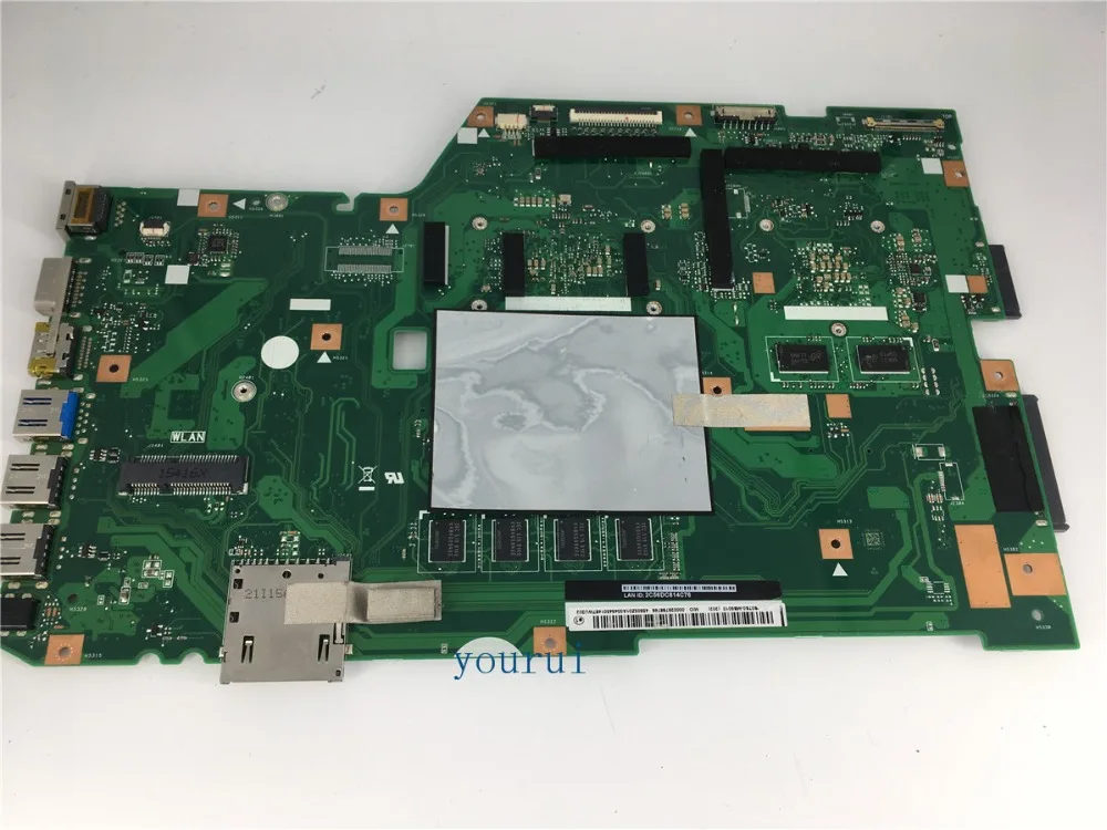  yourui 4GB RAM N3700 CPU DDR3L mainboard For ASUS X751S X751SJ X751SV Laptop motherboard X751SA mot
