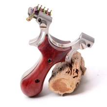 High quality stainless steel slingshot catapult hunting with rubber band outdoor shooting game sling shot
