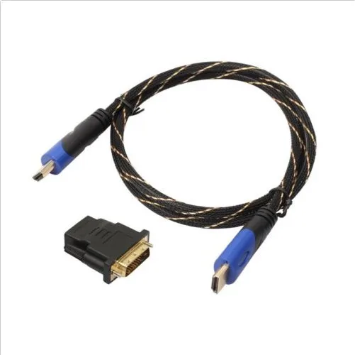 HDMI V1.4 кабель + DVI адаптер HD 3D для PS3 Xbox HDTV 0 5-15 М 1080P Лот | Электроника