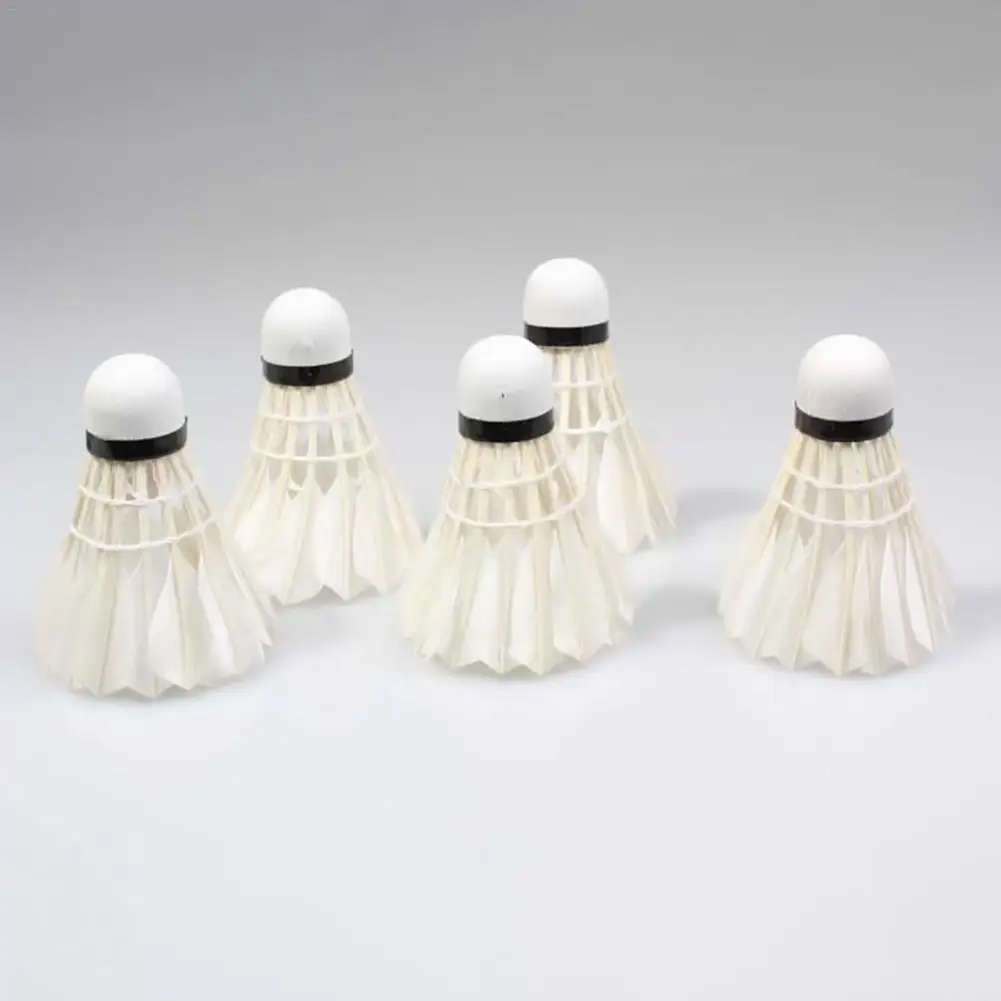 5 piezas por juego bádminton formación primaria Shuttlecock