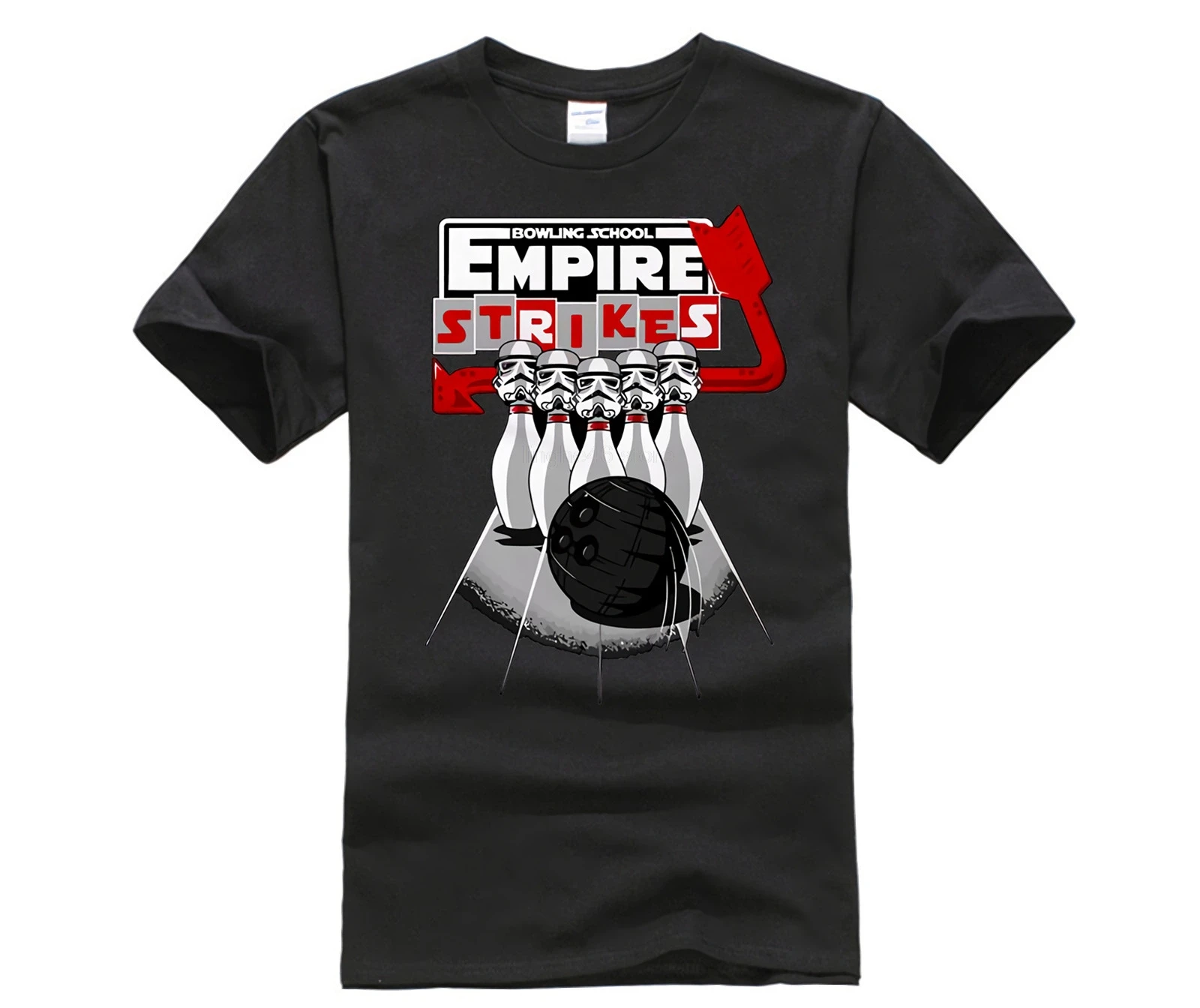 Star Wars Stormtroopers Bowling Empire Strikes Men'S T Shirt Private