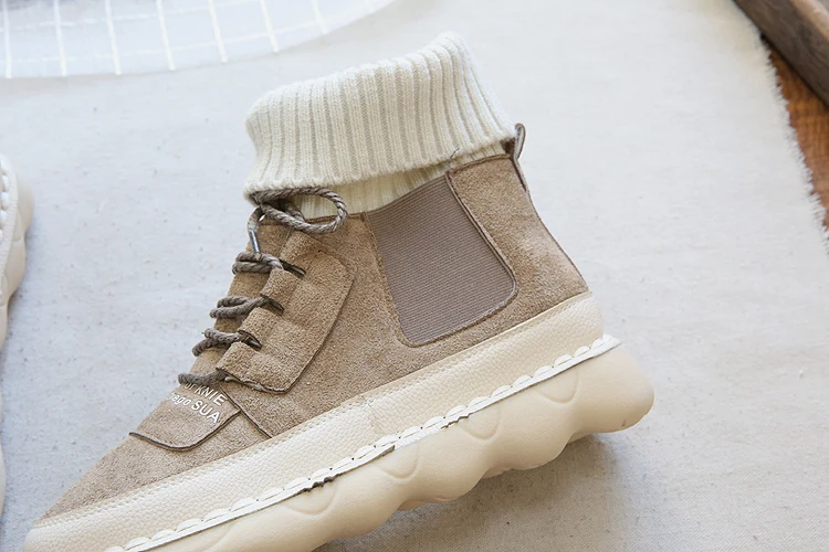 Careaymade-Korean version of women's boots, sewing soft soles, comfortable casual boots,the retro art mori girl Flats boots Careaymade-Korean version of women's boots, sewing soft soles, comfortable casual boots,the retro art mori girl Flats boots
