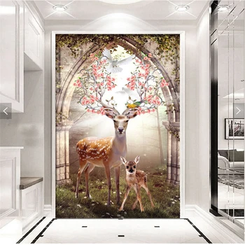 

DIY Diamond Embroidery,Round Diamond Nordic elk Full rhinestone 5D Diamond painting cross stitch,needlework D1100