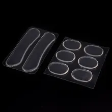 1 лист, мягкая подушечка, стелька для обуви на высоком каблуке, прозрачная задняя часть, силиконовая гелевая подстежка, 2 стиля