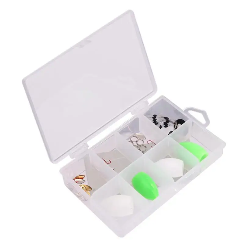 

Fishing Lure Set Sequin Bait Bobber Float Stopper Split Ring Hook with Box Fishing Tackle Accessories