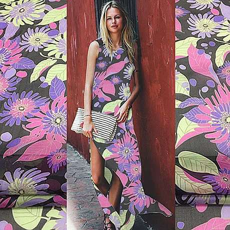 Floating 100 % wide silk chiffon fabric mulberry texture dress scarf |