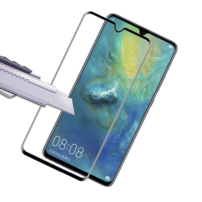 3D полное клеевое закаленное стекло для Huawei Mate 20X покрытие 9H Защитная пленка