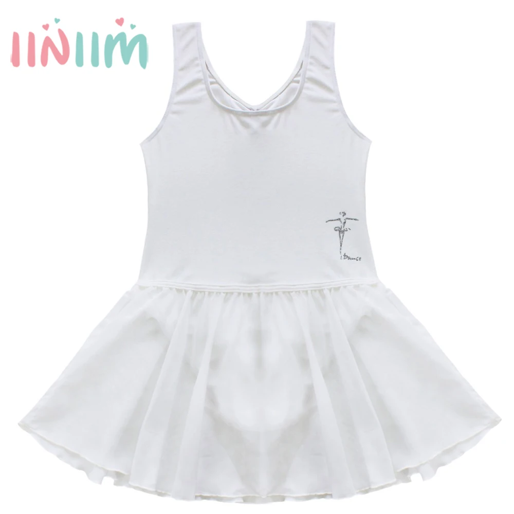

Children's Clothing Sleeveless Rhythmic Gymnastic Leotard Girls Dresses Ballerina Dance Performance Costumes Tutu Dress for Kids