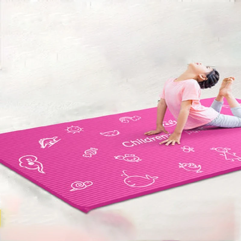 185*90cm*10mm NBR Children Yoga Mat Environmental Healthy Pads Non Slip