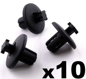 

10x 8mm Plastic Trim Clips For Citroen C3 C4 C5 C8 Wheel Arch Lining Splash Guards