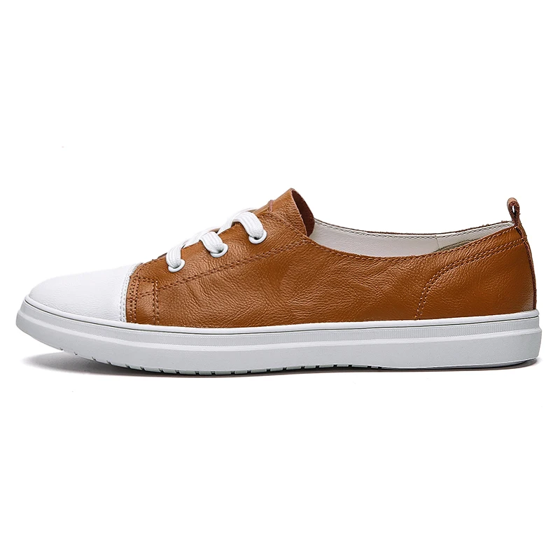 

Men'S Leather Casual Shoes Autumn 2019 Fashion British Shoes Male Design New Brand Formal Footwear 7#27D50