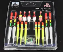15pcs in 1 vertical buoy fishing floats