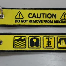 Внимание, не удаляйте из авиационных заказных OEM тканевых брелков с вышивкой